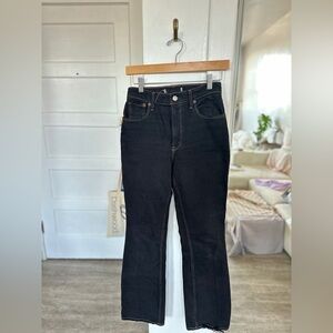 High Waisted Black Jeans